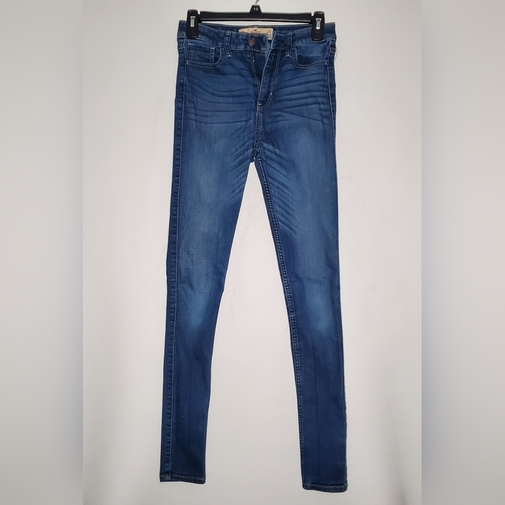 Hollister Super Skinny Jeans- Classic Blue Women's Jeans- Size 3L